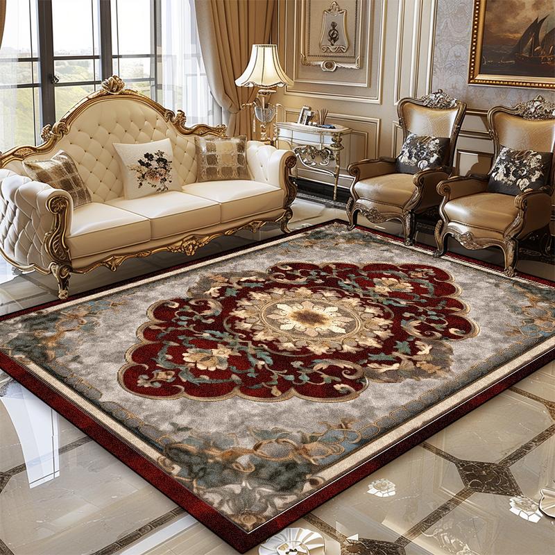 Persian Luxury Carpet European Style Living Room Bedroom Large Rug Non-slip Sofa Tea Tables Mat  Custom Home Decor Lounge Rug