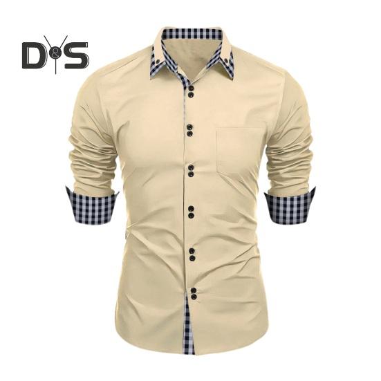 Pánská jarní košile Colorblock kostkovaný potisk Jednořadý Slim Fit Dlouhý rukáv Knoflíčky Knoflíky Streetwear Běžné Business Cardigan Košile Kabát