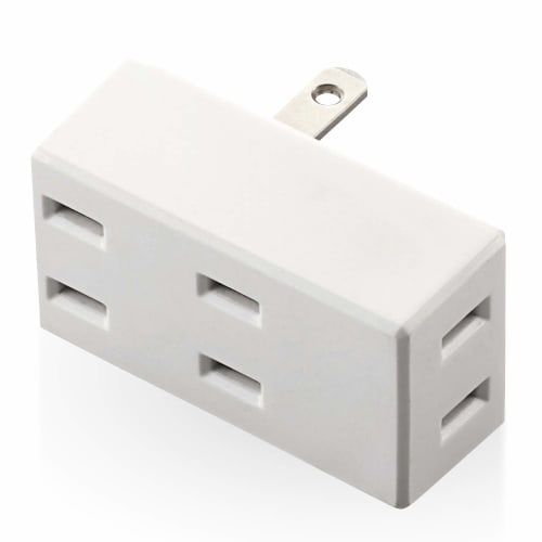 

ELECOM розетка передняя 3 розетки белый T-TR02-2300WH