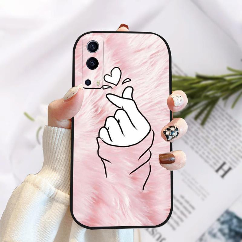 For Vivo Y72 Y52 5G Case Cover Stylish Painted Silicone Soft TPU Phone Protective Shell For Vivo Y 72 52 5G Shockproof Bumper