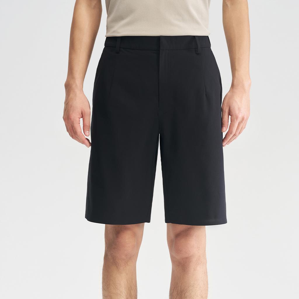 Li Ning Honor Gold Standard | Simple Mode Décontracté Couleur Unie Coupe-vent Imperméable Confortable Respirant Tissé Short de Sport AKSW399-3