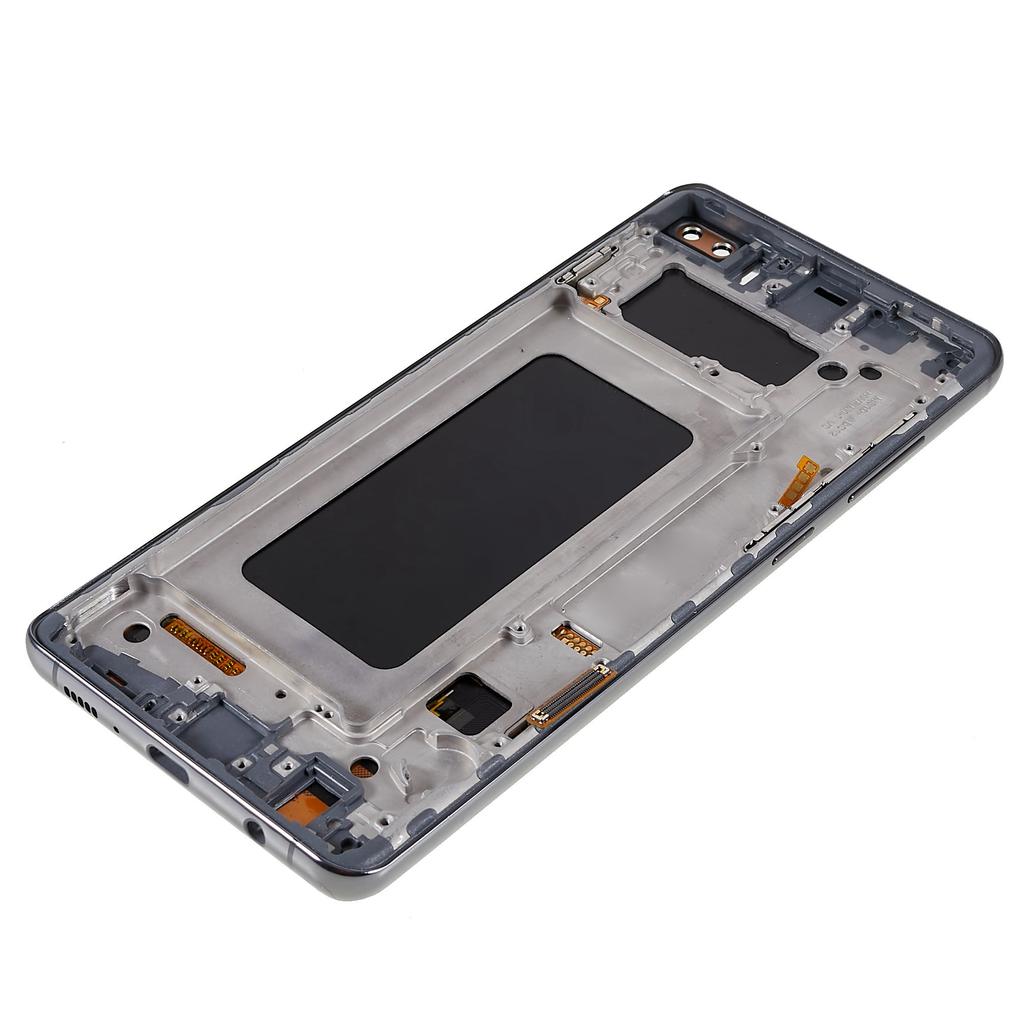 Ecran LCD și digitizor Samsung Galaxy S10 Plus G975, piesă de schimb + ramă (Tehnologia TFT) (Grad C, fără logo)