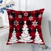 New Christmas Pillowcases for Living Room and Bedroom Printed Decoration Nordic New Throw Pillowcases
