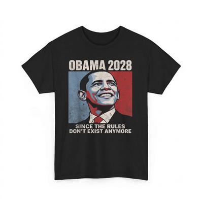 Obama 2028 Da die Regeln nicht mehr existieren T-Shirt Vintage Politisches Tee