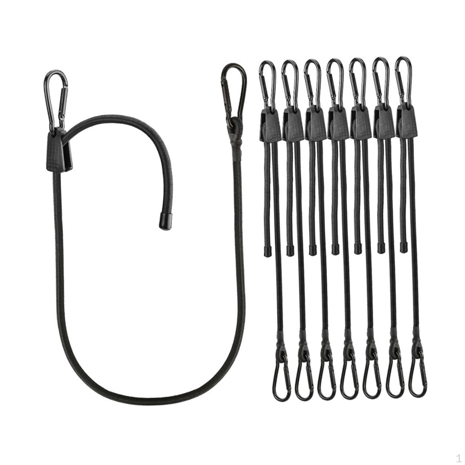 

Эластичный шнур с крючками, Регулируемый антигравитационный шнур, Сверхпрочные крючки 8PCS