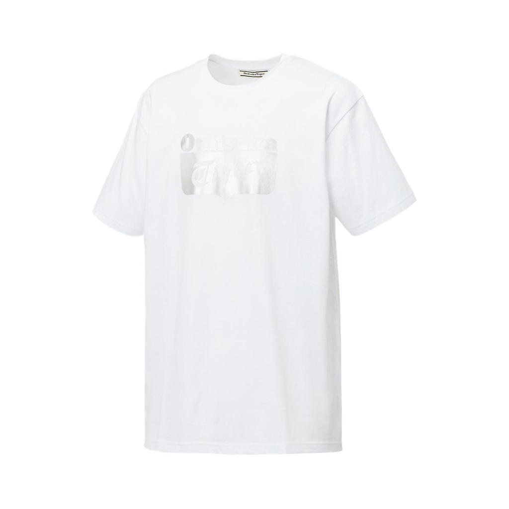 New Onitsuka Tiger AW24 LOGO TEE T Shirt Unisex White 2183B174-102