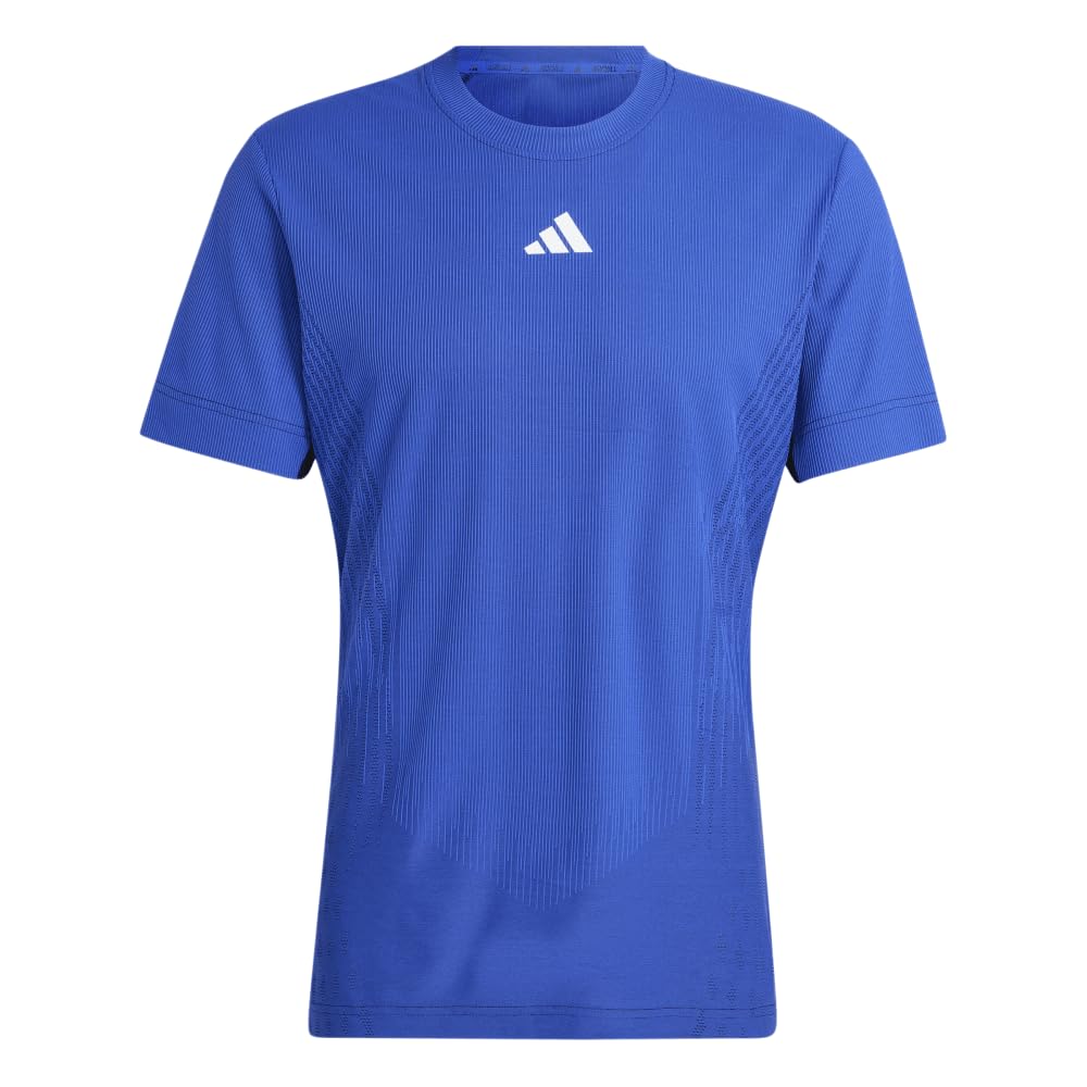 

Adidas Short Sleeve Tennis Pro AIRCHILL Freelift Short Sleeve JRX42 Lucid T-Shirt T-Shirt Men s Blue/Black (IV8320) J/S