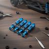 4 Pieces 1:12 RC Shock Absorber Aluminum Upgrade for Ride
