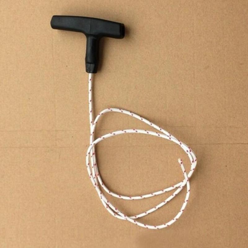 Sfoară de tragere demaror cu recul (4mmx1m) cu 4 Buc Mâner de Pornire pentru Trimmer Mașină de Tuns Iarba Drujbă Motocoasă Edger