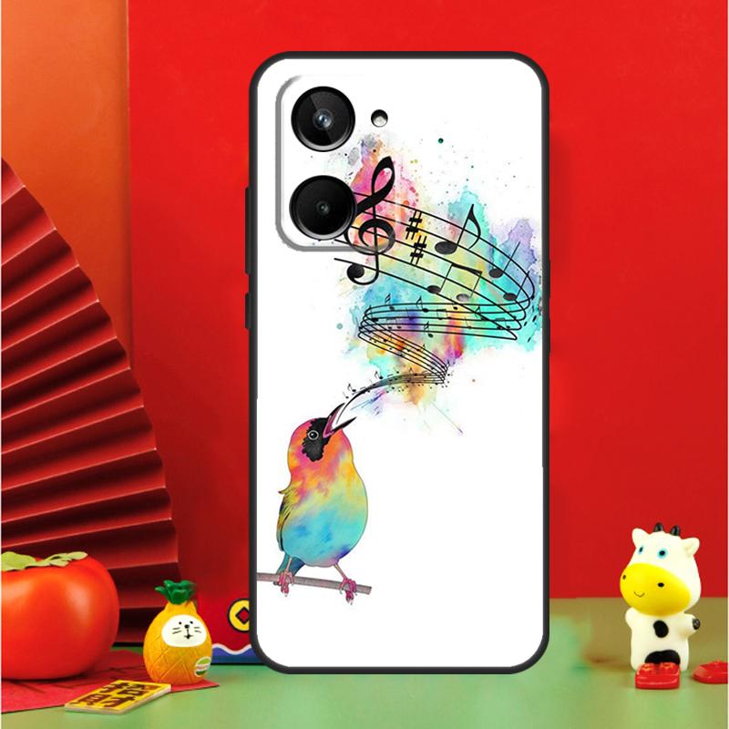 Musical Music Note For Realme GT6 GT7 15 Pro 10 11 12 13 14 Pro Plus C65 C67 C63 C61 C55 C51 C53 C35 C75 Case