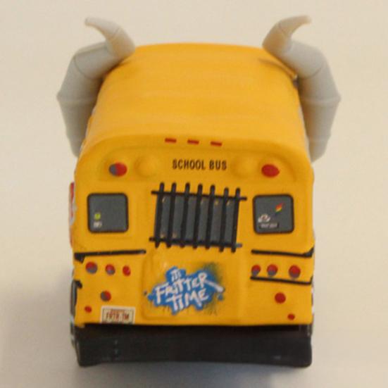 Toy Car Model Rugged Die-Cast Construction Replica Film Vehicle Toy Cow School Bus Ignite Racing Imagination Car World Toy