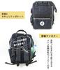 Anello Backpack (R) with Water-Repellent Clasp, Large Capacity, and PC Storage, CROSS BOTTLE REPREVE ATB0193R (High Bold)