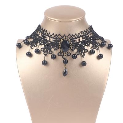 Doamnă Gât Bijuterii Accesorii Fată Dantela Gotic Choker Pentru Femei Vintage Sexy