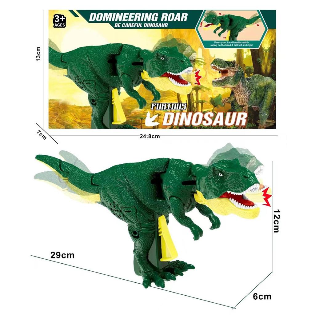 Houpací a lisovací dinosauří kousací hračka