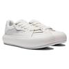 Li Ning Cream Puff Platform Slip Resistant Low top Skateboard Shoes Women's White Gray AZGU012-1
