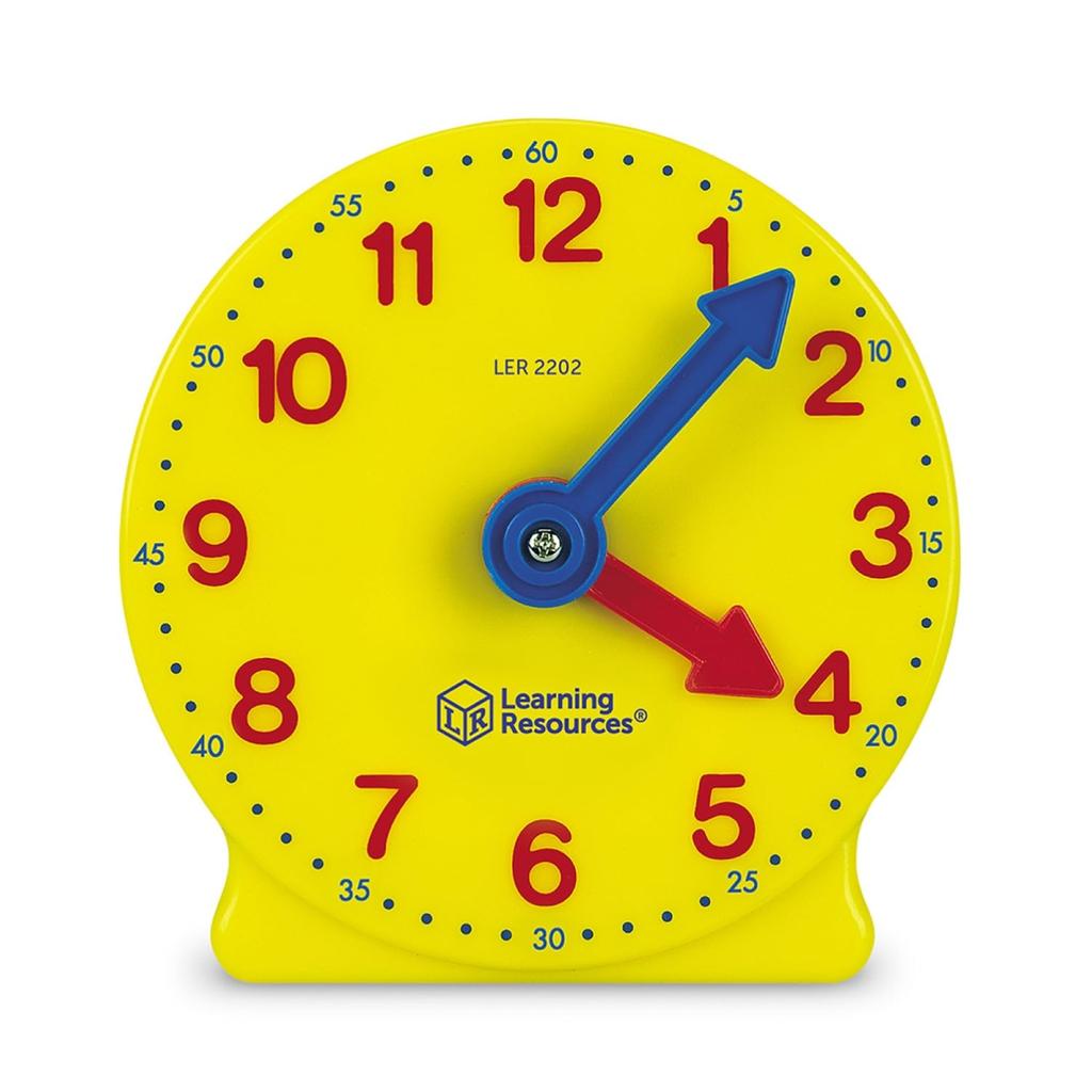 Learning Resources Math Learning Clock for Authentic Students, 10cm, Product, LER2202-1