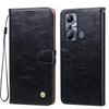Vintage Crazy Horse Texture PU Leather Flip Wallet Phone Case for infinix HOT 20i Card Holder Kickstand Shockproof Protective Cover