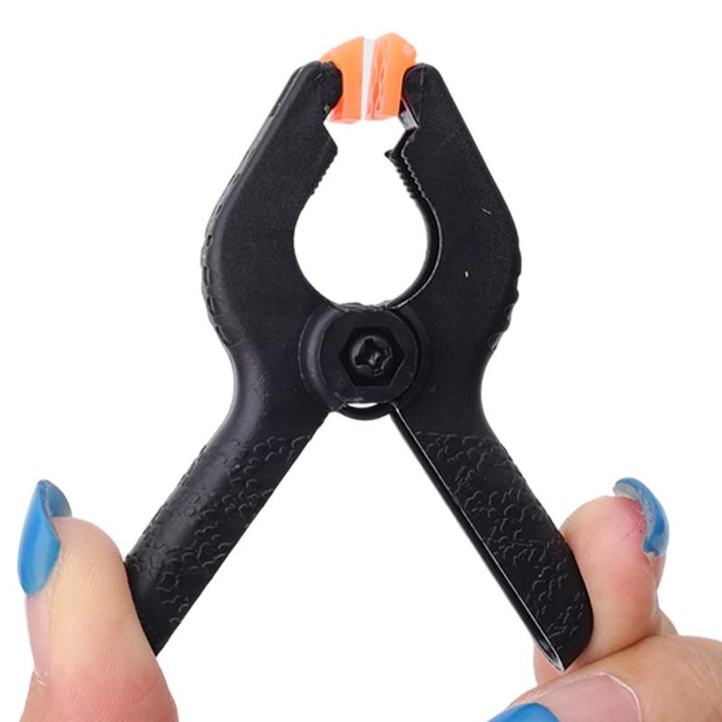 10/1PCS Adjustable Plastic Spring Clamps Heavy Duty Hanging Clips Strong Backdrops Clamps For Woodworking DIY Crafts Drying Clip