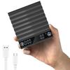 HUAJUN Mini Coffee Drip Digital Suitable for USB Black Scale, Scale, Scale, 0.1g Increments, 0.2g-2000g, Espresso, Timer, Tare, Non-Slip, Type-C