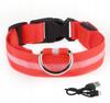 Led Waterproof Dog Collar With Usb Cable, Red, Xl, 52-60Cm