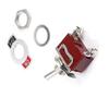 DIY Electronics Switch E-TEN1021 Brass Chrome-plated Housing Electrical Life 10000 Cycles 12mm Mounting Hole Electrical Circuits