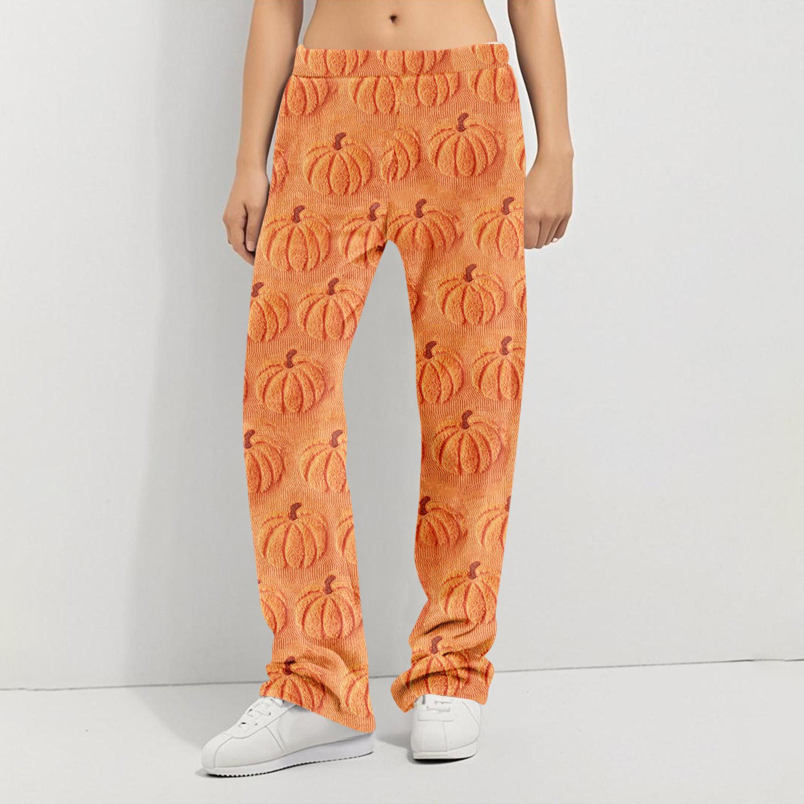 

Пижамные штаны в стиле аниме, повседневные брюки с эластичной резинкой на талии, удобные прямые свободные брюки для йоги XL шафрановый