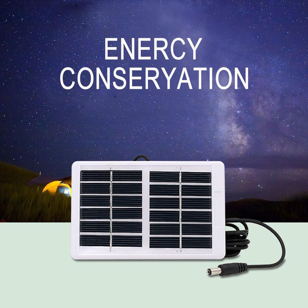 6V 1.2W Outdoor Multi Function Portable Waterproof Solar Panel Charger for Emergency Lamp Fan