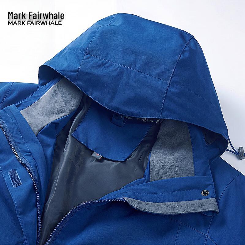 MARK FAIRWHALE 3-in-1 Men's Fleece-Lined Windbreaker Jacket