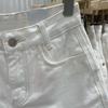 Dames Grote Maten Koreaanse Stijl Gescheurde Denim A-lijn Shorts