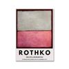 Mark Rothko Exhibition Poster Blue Pink Yellow Art Print Yayoi Kusama Vintage Museum Wall Picture Abstract Painting Home Decor