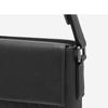 Daks Black Cowhide Crossbody Bag Grid Pattern Dbba3f263bk