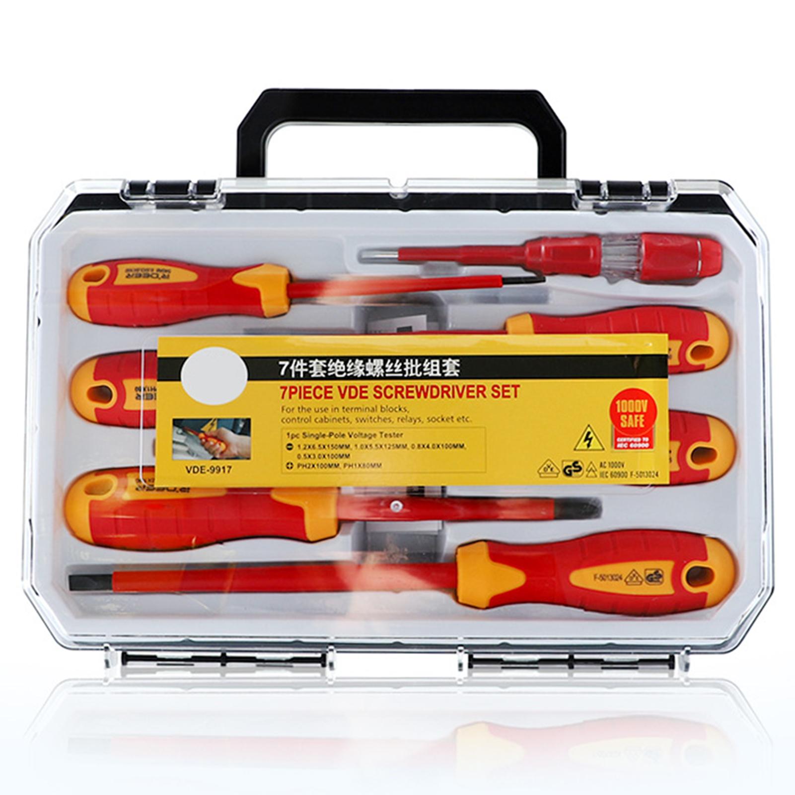 

Набор отверток из 7 предметов, многофункциональный инструмент для электрика