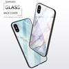 Tempered Glass Phone Case For iPhone 11 12 13 14 15 16 17 Redmi 10 12 14C Note10 Note14 Xiaomi 11Lite PocoC75 Soft Edge Shockproof Smooth Shell