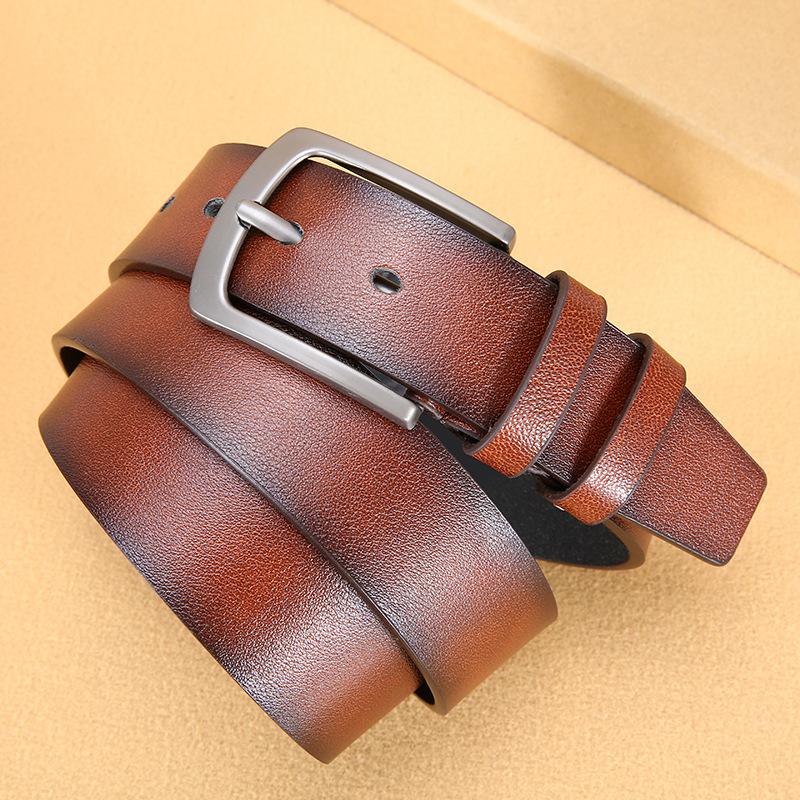 Men's TPU Retro Alloy Needle Buckle Fashionable Casual Business Trend Versatile Men Belt