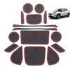 Xangetor Maßgeschneiderte Gummi-Matten für Türfächer im Innenraum, 15-teiliges Set für Toyota Yaris Cross