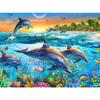 5D DIY Diamond Painting Full Round Animal Dolphin Diamond Embroidery Painting Cross Stitch Kit Home Decoration Rhinestone Gift