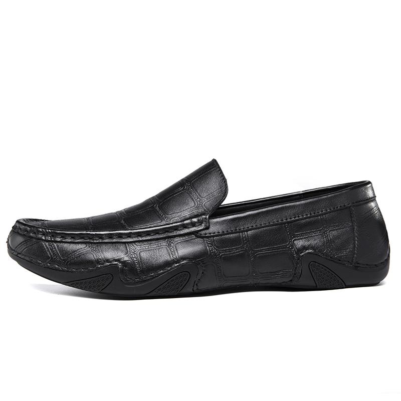 Мужская кожаная обувь Мокасины Обувь для вождения 44 коричневый — фото 14