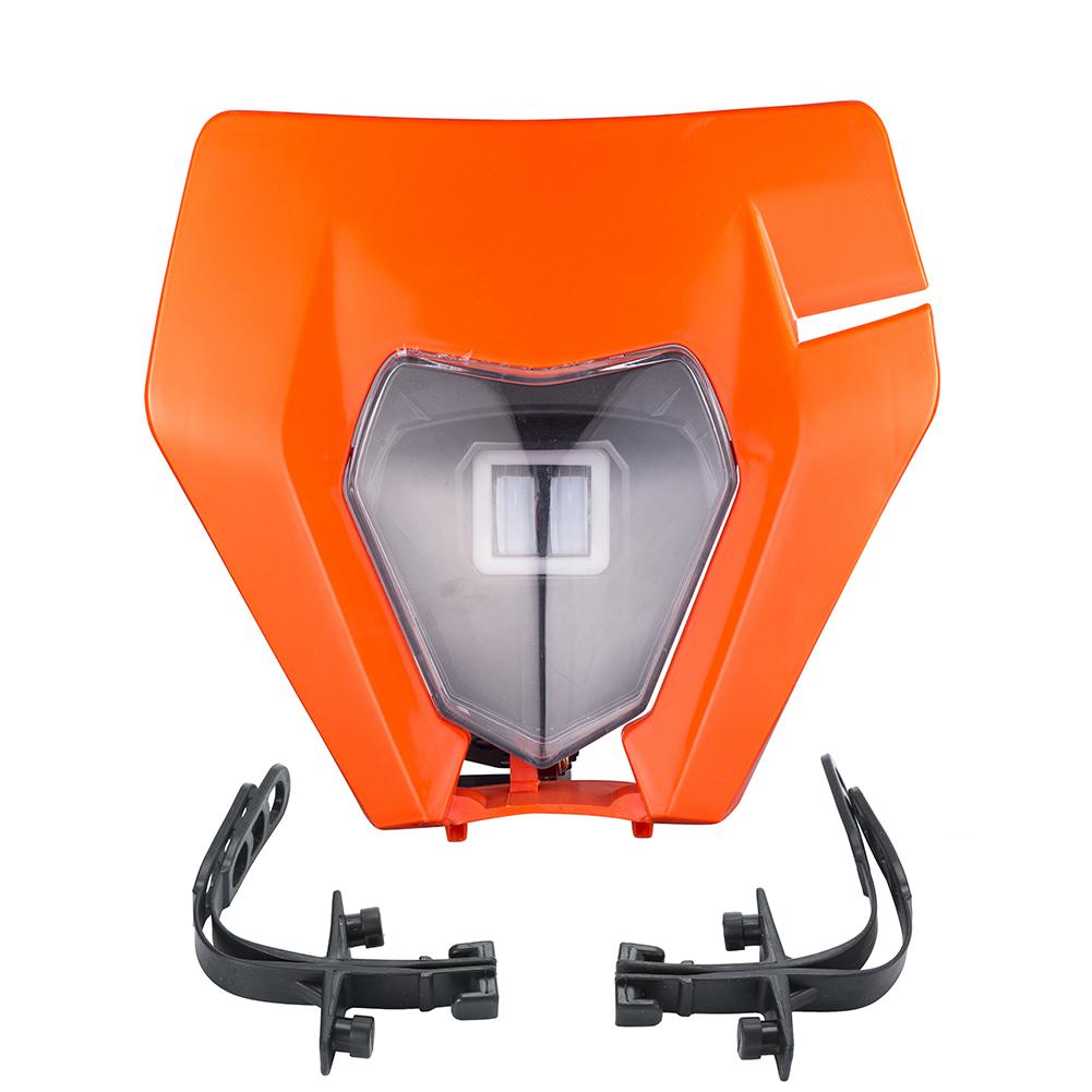 Motorcycle LED Headlight Headlamp Universal Head Light For KTM EXC EXCF SX SXF XC XCF XCW XCFW Dirt Bike Enduro