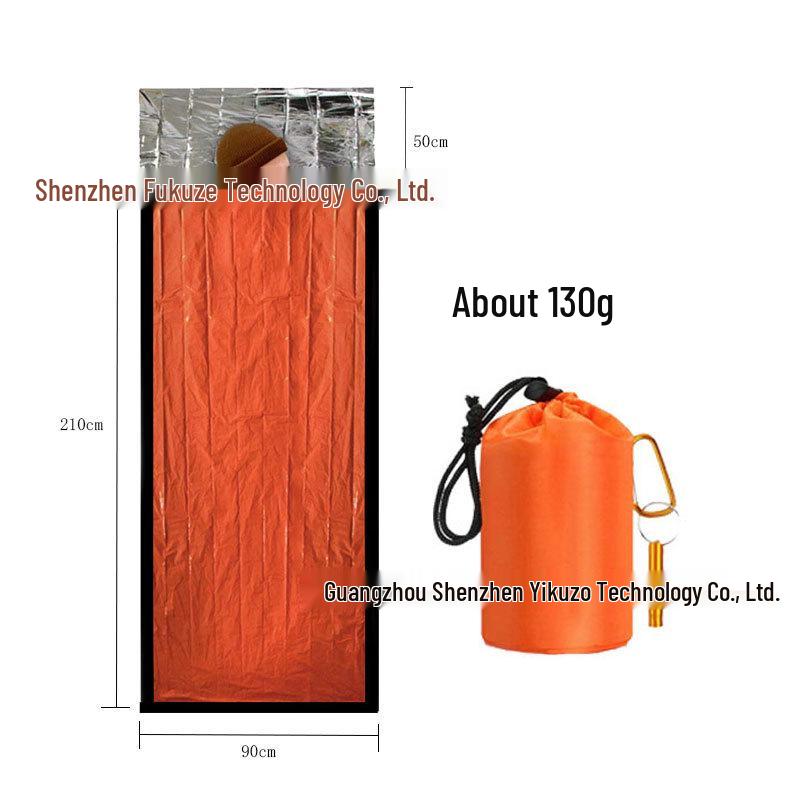 Portable Emergency Survival Sleeping Bag with Multifunctional Insulation for Hiking and Camping