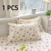 1 PCS Nordic 48x74cm Pillowcase Washed Cotton Breathable Pillow Case Colorful Stripe Pillow Case Cover Home Textile