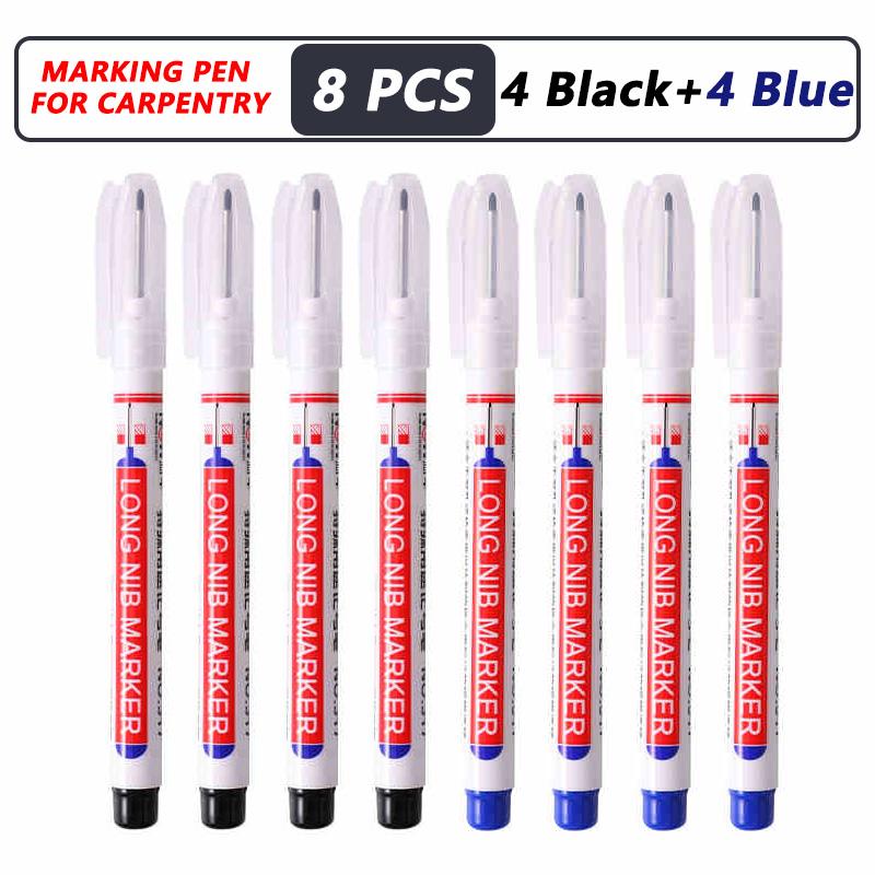 20mm Tiefloch Langspitzenmarker Für Metall Perforierstift Wasserdicht Badezimmer Holzbearbeitung Dekoration Mehrzweck