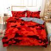 Bedding Home Textiles 3D Digital Printing Three-Piece Military Camouflage Quilt Cover Pillowcase
