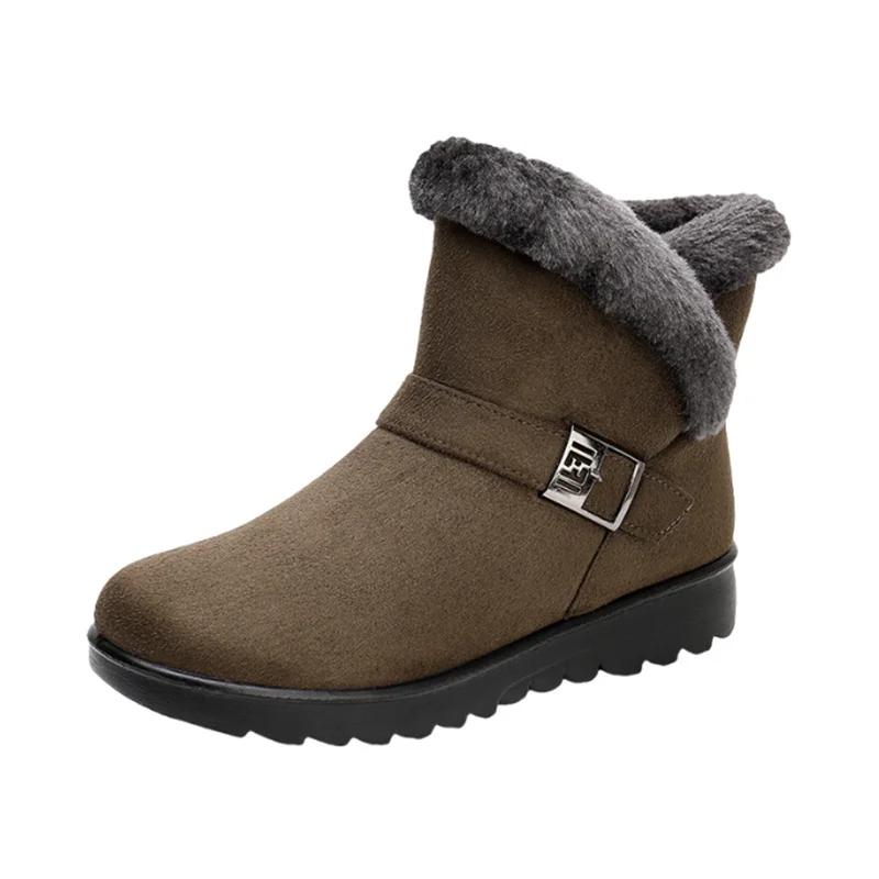Fashion Women Boots Snow Plush Women Shoes Platform Boots For Women Fashion Keep Warm Women's Boots Flat New Botas Mujer Winter Shoes