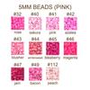 Rosa Farbe 5mm Perlen 1000 Stück Pixel Art Hama Perlen für Kinder Bügelperlen DIY Puzzles Geschenk Kinderspielzeug