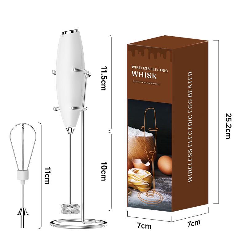 Rechargeable Electric Milk Frother and Mixer