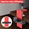 Cabinet Door Installation Tool Aluminium Alloy Cabinet Door Mounting Jig Precise Cabinet Door Installation Positioner Adjustable