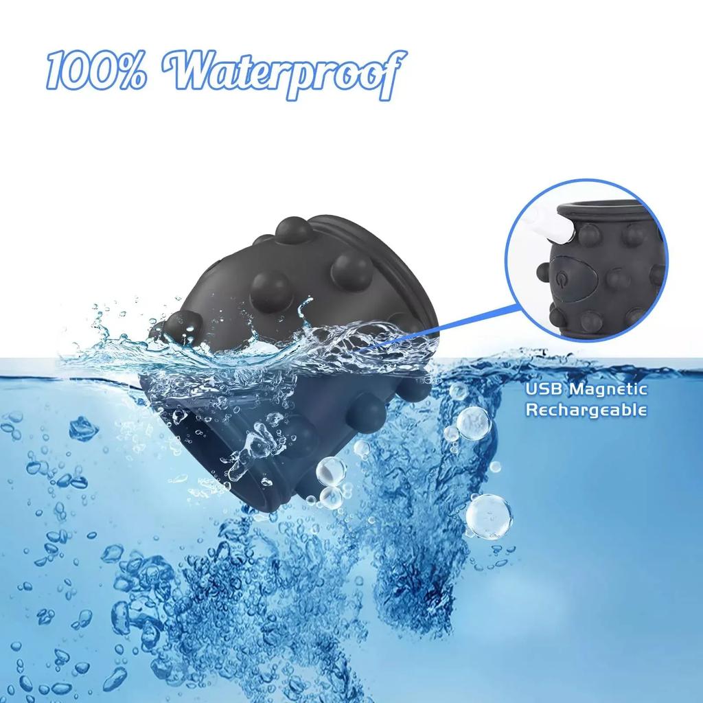 Male Vibrating Penis Sleeve Extender Cock Ring G-Spot Vibrator Vagina Massager Adult Sex Toys For Men Erection Women Couple