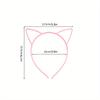 22Cute cat ear headband with plastic bunny bow hair accessory22Brightly colored, comfortable, hand-washable women's headband for party outfits, daily