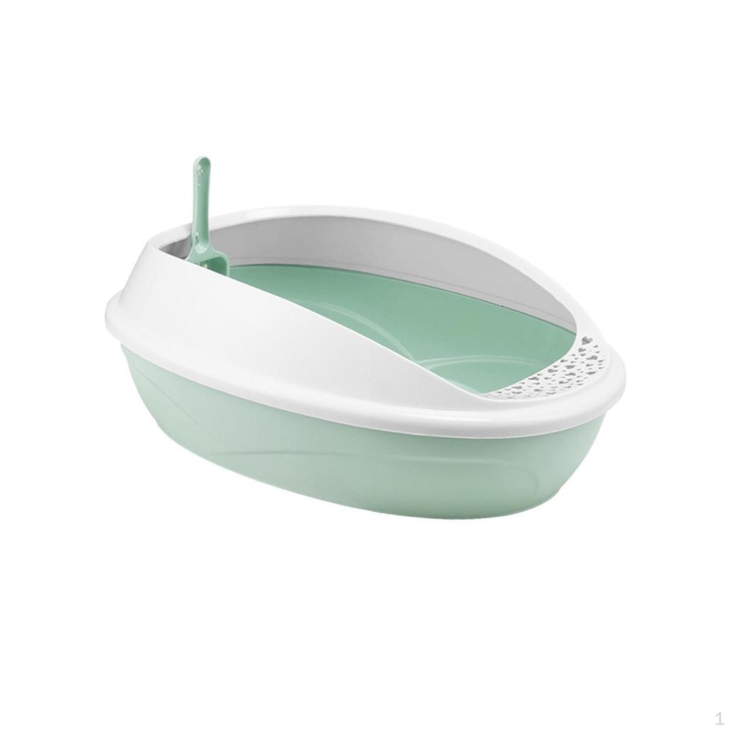 Cat Litter Basin, Open Top Pet Tray, Kitten Potty Toilet, Sand Box Bedpan for All