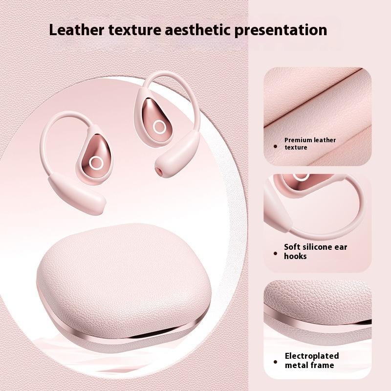 Bluetooth Headset Is Not In The Ear, Long Battery Life, High Sound Quality Wireless Digital Display Hanging Ear Type